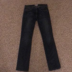 Dark denim jeans